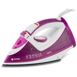 Утюг/ Утюг Vitek VT-8346 2400Вт белый/фиолетовый