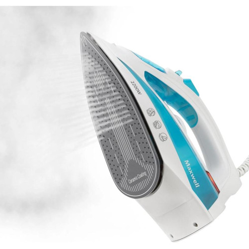 Утюг/ Утюг Maxwell MW-3055 2200Вт белый/синий