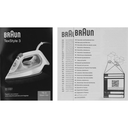 Утюг/ Утюг Braun SI3042VI 2350Вт фиолетовый/белый