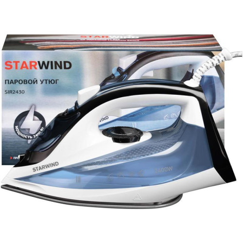 Утюг/ Утюг Starwind SIR2430 2400Вт голубой/белый