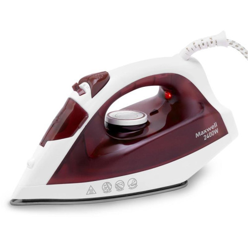 Утюг/ Утюг Maxwell MW-3006 2400Вт белый/бордовый