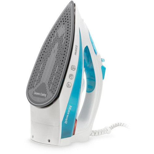 Утюг/ Утюг Maxwell MW-3055 2200Вт белый/синий