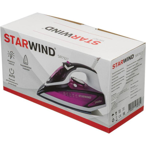 Утюг/ Утюг Starwind SIR7927 2400Вт фиолетовый/черный