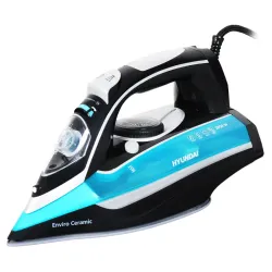 Утюг/ Утюг Hyundai H-SI01336 2800Вт черный/голубой