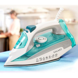 Утюг/ Утюг Galaxy Line GL 6127 2200Вт бирюзовый/белый