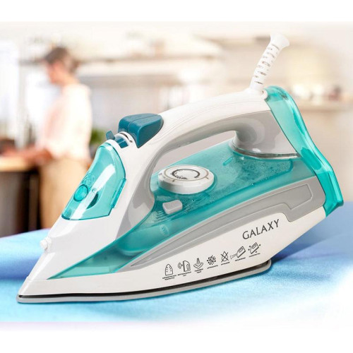 Утюг/ Утюг Galaxy Line GL 6127 2200Вт бирюзовый/белый