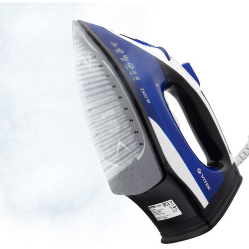 Утюг/ Утюг Vitek VT-8337 2500Вт синий/белый/серый