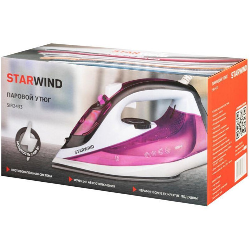 Утюг/ Утюг Starwind SIR2433 2400Вт фиолетовый/белый Утюг/ Утюг Starwind SIR2433 2400Вт фиолетовый/белый