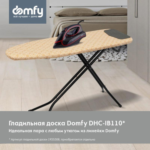 Утюг/ Утюг Domfy DSC-EI606 2600Вт черный/красный Утюг/ Утюг Domfy DSC-EI606 2600Вт черный/красный