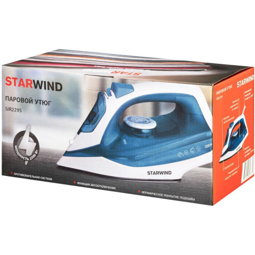 Утюг/ Утюг Starwind SIR2295 2200Вт темно-синий/белый