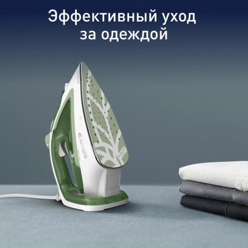 Утюг/ Утюг Tefal Easygliss Eco FV5781E1 2800Вт зеленый/белый