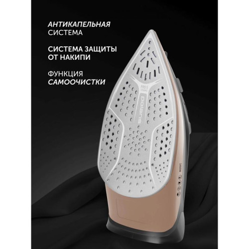 Утюг/ Утюг Polaris PIR 2483K 2400Вт черный/золотистый