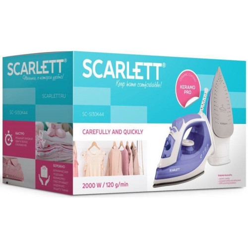 Утюг/ Утюг Scarlett SC-SI30K44 2000Вт лиловый Утюг/ Утюг Scarlett SC-SI30K44 2000Вт лиловый