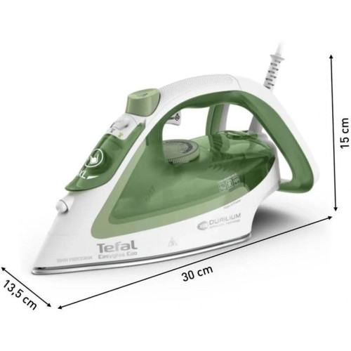 Утюг/ Утюг Tefal Easygliss Eco FV5781E1 2800Вт зеленый/белый
