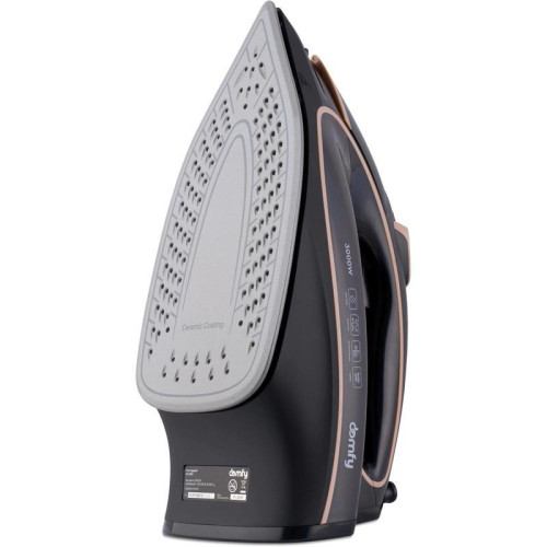 Утюг/ Утюг Domfy DSC-EI901 3000Вт черный/золотистый Утюг/ Утюг Domfy DSC-EI901 3000Вт черный/золотистый