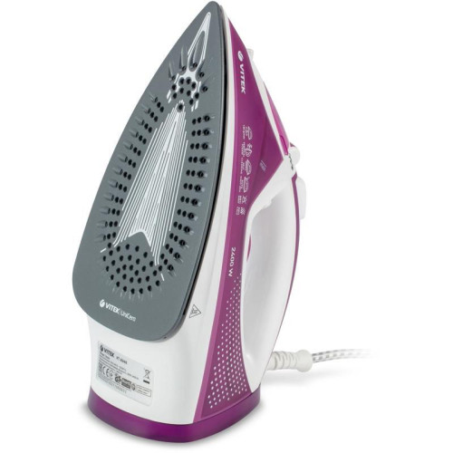 Утюг/ Утюг Vitek VT-8346 2400Вт белый/фиолетовый Утюг/ Утюг Vitek VT-8346 2400Вт белый/фиолетовый