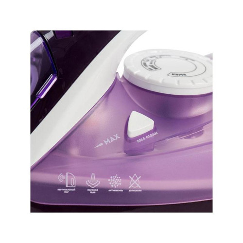 Утюг/ Утюг Galaxy Line GL 6124 2500Вт фиолетовый/белый