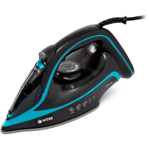 Утюг/ Утюг Vitek VT-8334 2600Вт черный/бирюзовый
