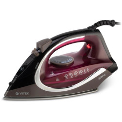 Утюг/ Утюг Vitek VT-8309 2400Вт черный/коричневый/бордовый