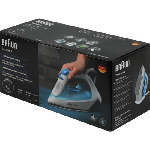 Утюг/ Утюг Braun SI1050BL 2000Вт голубой