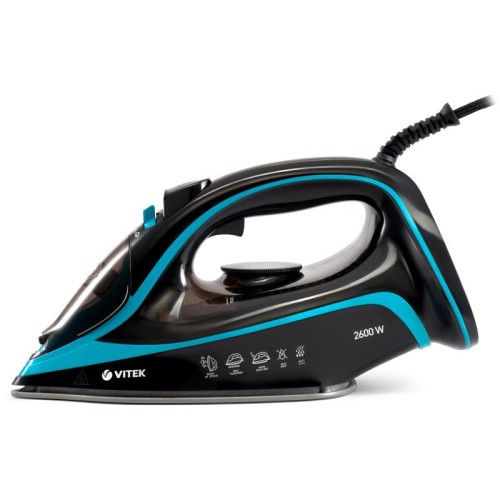 Утюг/ Утюг Vitek VT-8334 2600Вт черный/бирюзовый