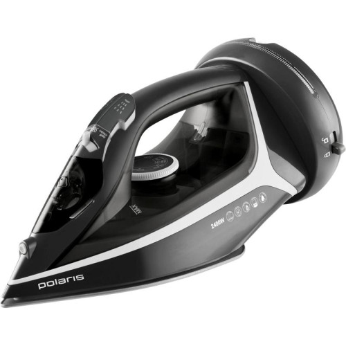 Утюг беспроводной/ Утюг беспроводной Polaris PIR 2444K Cord[LESS] 2400Вт черный/серебристый