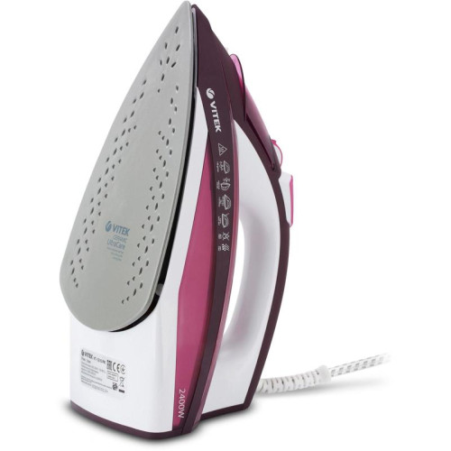 Утюг/ Утюг Vitek Luxure 1215-VT-03 2400Вт бордовый/белый