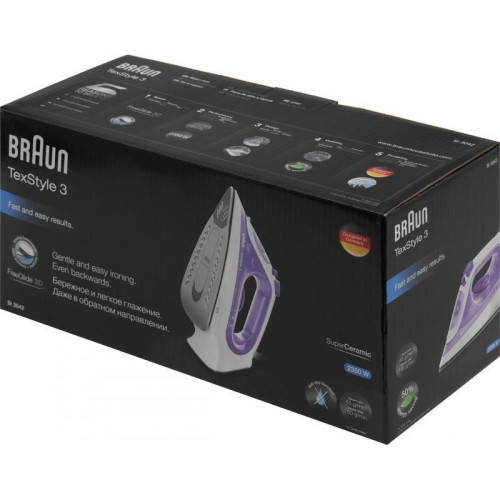 Утюг/ Утюг Braun SI3042VI 2350Вт фиолетовый/белый