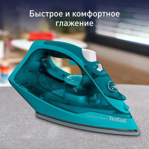 Утюг/ Утюг Tefal FV2867E0 2500Вт бирюзовый