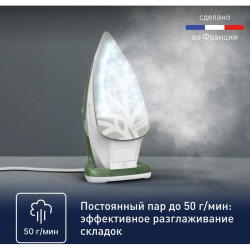 Утюг/ Утюг Tefal Easygliss Eco FV5781E1 2800Вт зеленый/белый