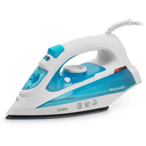 Утюг/ Утюг Maxwell MW-3055 2200Вт белый/синий