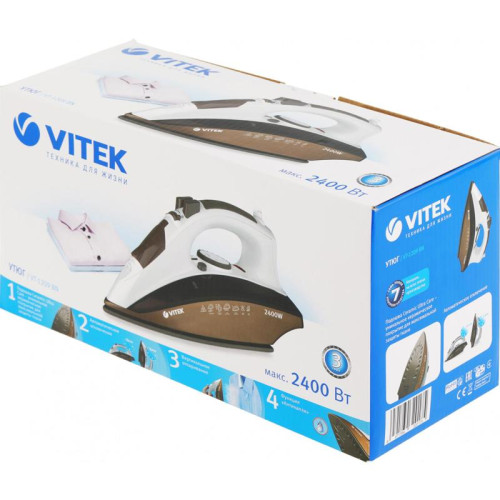 Утюг/ Утюг Vitek VT-1209 2400Вт коричневый