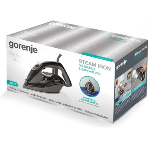 Утюг/ Утюг Gorenje SIH2600BKG 2600Вт черный