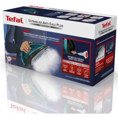 Утюг/ Утюг Tefal Ultragliss Plus FV6832E0 2800Вт бирюзовый/черный