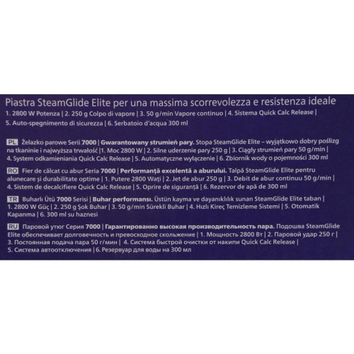 Утюг/ Утюг Philips DST7041/20 2800Вт черный/синий