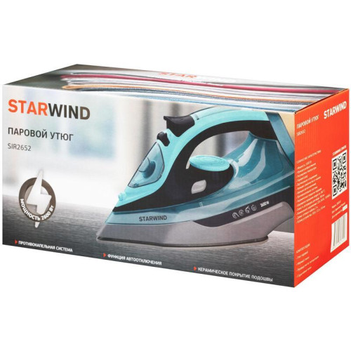 Утюг/ Утюг Starwind SIR2652 2600Вт бирюзовый/черный