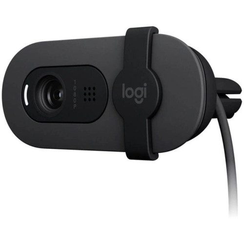 Камера Web Logitech Brio 95 графитовый 2Mpix (1920x1080) USB2.0 с микрофоном для ноутбука (960-001583)