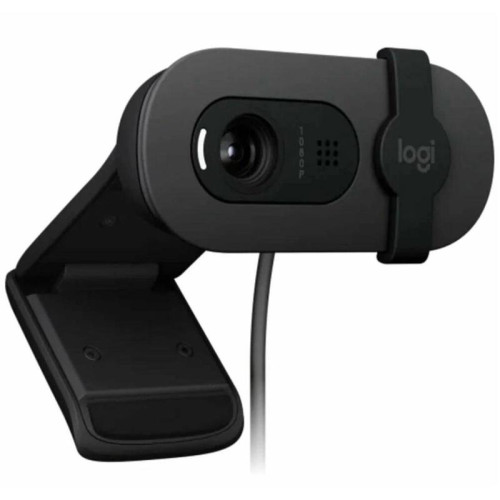 Камера Web Logitech HD Webcam Brio 105 графитовый 2Mpix (1920x1080) USB2.0 с микрофоном для ноутбука (960-001590)
