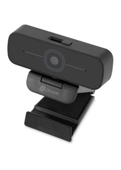 Камера Web Oklick OK-C001FH черный 2Mpix (1920x1080) USB2.0 с микрофоном