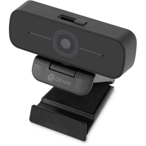 Камера Web Oklick OK-C001FH черный 2Mpix (1920x1080) USB2.0 с микрофоном
