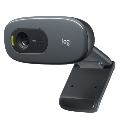 Веб-камера/ Logitech HD Webcam C270, USB 2.0, 1280*720, 3Mpix foto, Mic, Black