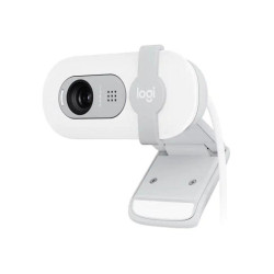 Камера Web Logitech HD Webcam Brio 100 белый 2Mpix (1920x1080) USB-A с микрофоном (960-001618)