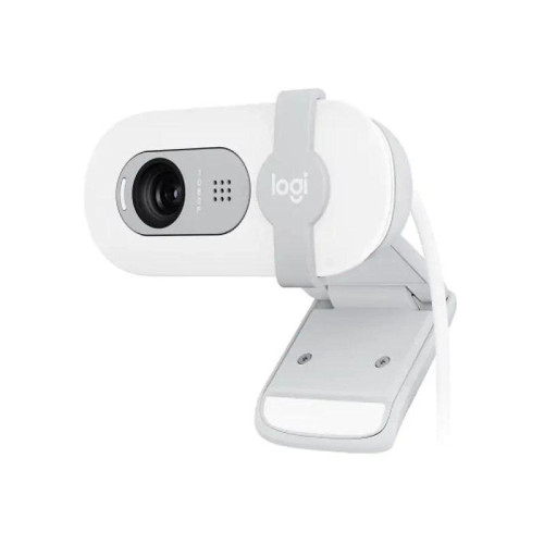 Камера Web Logitech HD Webcam Brio 100 белый 2Mpix (1920x1080) USB-A с микрофоном (960-001618)