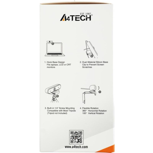 Камера Web A4Tech PK-980HA черный 2Mpix (1920x1080) USB3.0 с микрофоном