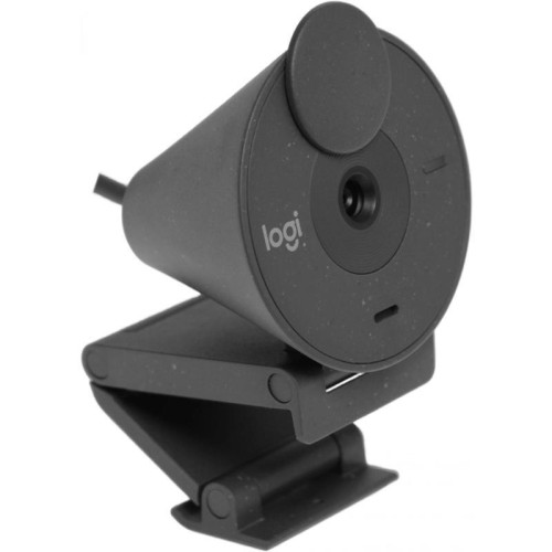Камера Web Logitech HD Webcam Brio 300 черный 2Mpix (1920x1080) USB Type-C с микрофоном (960-001436)