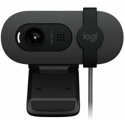 Камера Web Logitech HD Webcam Brio 105 графитовый 2Mpix (1920x1080) USB2.0 с микрофоном для ноутбука (960-001590)
