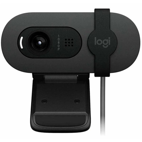 Камера Web Logitech HD Webcam Brio 105 графитовый 2Mpix (1920x1080) USB2.0 с микрофоном для ноутбука (960-001590)