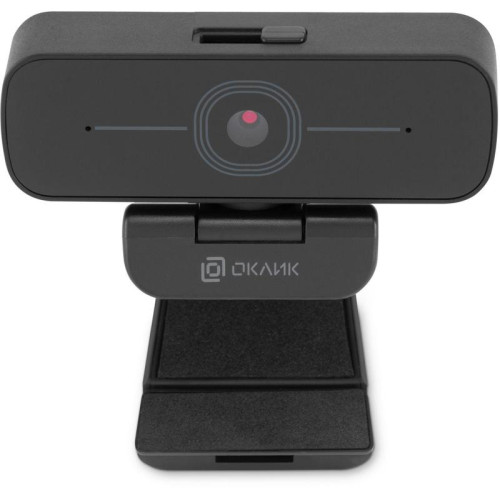Камера Web Oklick OK-C001FH черный 2Mpix (1920x1080) USB2.0 с микрофоном