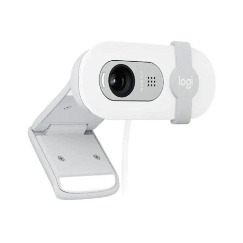 Камера Web Logitech HD Webcam Brio 100 белый 2Mpix (1920x1080) USB-A с микрофоном (960-001618)