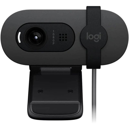 Камера Web Logitech Brio 95 графитовый 2Mpix (1920x1080) USB2.0 с микрофоном для ноутбука (960-001583)